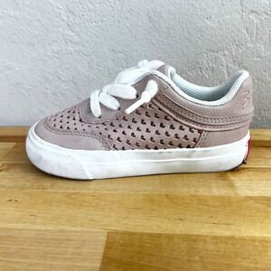 Blowfish Malibu Kids Girl's Pink‎ Faux Leather Heart Cutout Sneakers Shoes 7T